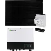 Growatt 5kWp Glas Glas PV-systeem Met SPH5000TL3-BH-UP