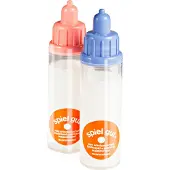 Heless Poppenfles met melk blauw