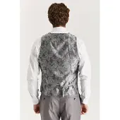 Paul Andrew Heren grijs getailleerde gilet, slim formeel vest