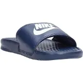 Nike Benassi Slip On Sliders in Midnght Navy