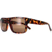 Invu Rechthoek Heren Demi Tortoise Bruin Gepolariseerd B2130
