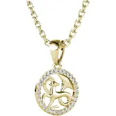 MYC Paris Steenbok Zodiac Hangers - Goud en Kristal