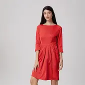 Smart & Joy Jurk met plooien en plooien