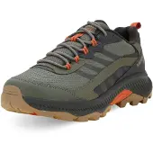 Merrell Lage schoen 'Speed Strike 2' donkergrijs / olijfgroen / oranje