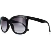 Calvin Klein CK22550S 001 glanzend zwart grijs gradiënt zonnebril