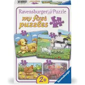 Ravensburger Mijn Eerste Puzzel - Boerderijdierfamilies (2, 4, 6, 8 stukjes)