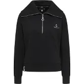 Dreimaster Maritim Sweatshirt 'Bridgeport' zwart / wit