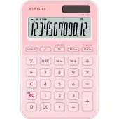 Casio Bureaurekenmachine Lichtroze Aantal displayposities: 12 (l x b x h) 154.5 x 101 x 18 mm