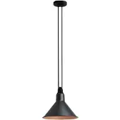 Lampe Gras Hanglampe , Zwart, Woonkamer, Metaal