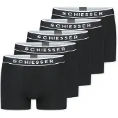 Schiesser Boxershorts zwart / wit