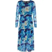 Noella Polly lg. Jurk in blauwe mix