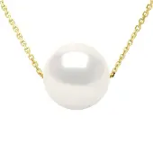 ATELIERS SAINT GERMAIN Ketting - Echte Cultiveerde Zoetwater Parel Ronde 9-10 mm