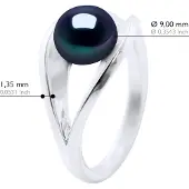 ATELIERS SAINT GERMAIN Ring Echte Cultuur Zoetwaterparel Bonton 8-9 mm