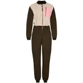 Noella Ana Quilt Jumpsuit in Army