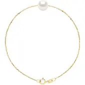 ATELIERS SAINT GERMAIN Armband Echte Gecultiveerde Zoetwaterparel Rond 8-9 mm