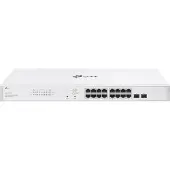 TP-LINK Festa FS318GP V1 - Switch - Smart - 16 x 10/100/1000 (PoE+) + 2 x Gigabit SFP - Geschikt voor montage in een rack - PoE+ (150 W)
