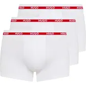 HUGO Boxershorts rood / wit