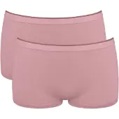 Sloggi Women GO Sense Short (2-pack) - dames boxer - oudroze