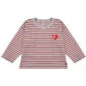 Petit Bateau T-Shirt Lange Mouw CANAUX kind 24 maanden