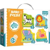 Trefl Baby Classic Puzzel - Dieren op Safari Puzzel