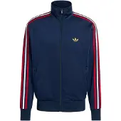 Adidas Sweatvest 'Firebird' navy / lichtgeel / rood / wit