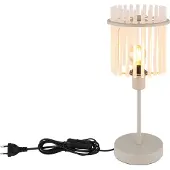 Globo Tafellamp Gorley zand bruin met glas