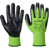 Portwest Green Cut Glove - Nitrile Foam