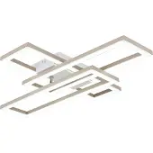 Globo Moderne plafondlamp Wilton zand bruin 40cm