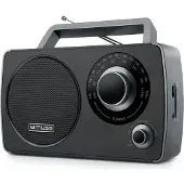 Muse Draagbare radio M 075 R Zwart