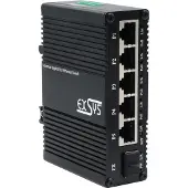 EXSYS Switch 5+ Mini Industrie Gigabit. 5+1x Gigabit SFP PoE+ Web-beheerde switch - Switch - 1-poort