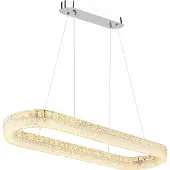 Globo Hanglamp Laurel ovaal chroom