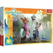 Trefl Puzzel Zootopia, 100 stukjes: Geheimen van Zootopia - Puzzel