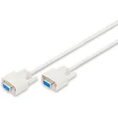 Digitus AK-610106-020-E seriële kabel Beige 2 meter D-Sub9