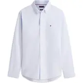 Tommy Hilfiger Core Flex Pop Classic Sweet Blue/stripe Maat: M | Casual Overhemden Outlet | Heren | Blauw