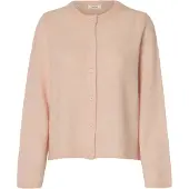 Selected Gebreid vest 'SLFLULU' rosa