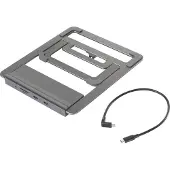Renkforce RF-LLS-400 USB-C Dockingstation / Stand voor notebooks. Geschikt voor: universele dockingstations, Apple USB-C