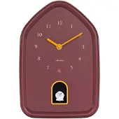Karlsson wandklok modern doggy bordeaux- Ø29,1cm