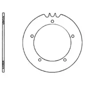 Esjot 0275 461 Achtertandwiel