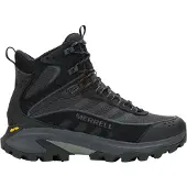 Merrell - Warme wandelschoenen - Moab Speed 2 Thermo Mid WP Triple Black voor Heren - Maat 41.5 - Zwart