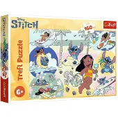 Trefl puzzel Disney Lilo & Stitch 160 stukjes karton kinderpuzzel.