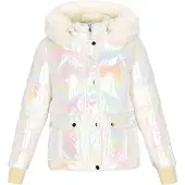 Mymo Winterjas rosa / wit