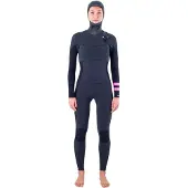 Hurley Plus 5/3 Mm Dames Wetsuit Met Lange Mouwen Capuchon En Rits Op De Borst
