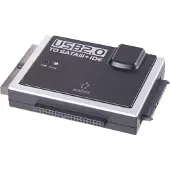 Renkforce HDD-adapter [1x USB 2.0 A-connector - 1x IDE-aansluiting 40-polig, IDE-aansluiting 44-polig, SATA-combinatieconnector 7+15-polig]