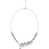 Faina Armband zwart / zilver / transparant