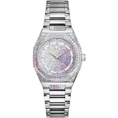 Gc Analoog horloge 'Coussin Sleek Lady' lila / pink / zilver / wit