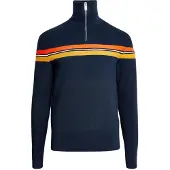 Marks & Spencer Trui navy / goudgeel / oranje / wit
