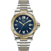 Gc Analoog horloge 'Legacy Sleek' goud / zilver