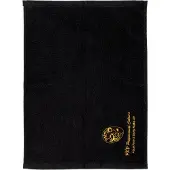 Pxp 2 x Handdoekje zwart met goud borduursel logo