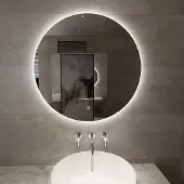 Wiesbaden Spiegel giro rond met led verlichting dimbaar en spiegelverwarming 60 cm