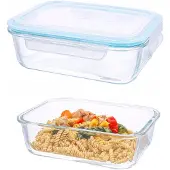 Cadro Glazen Voedselcontainer 1.5L met Deksel - Hermetisch & Vaatwasserbestendig